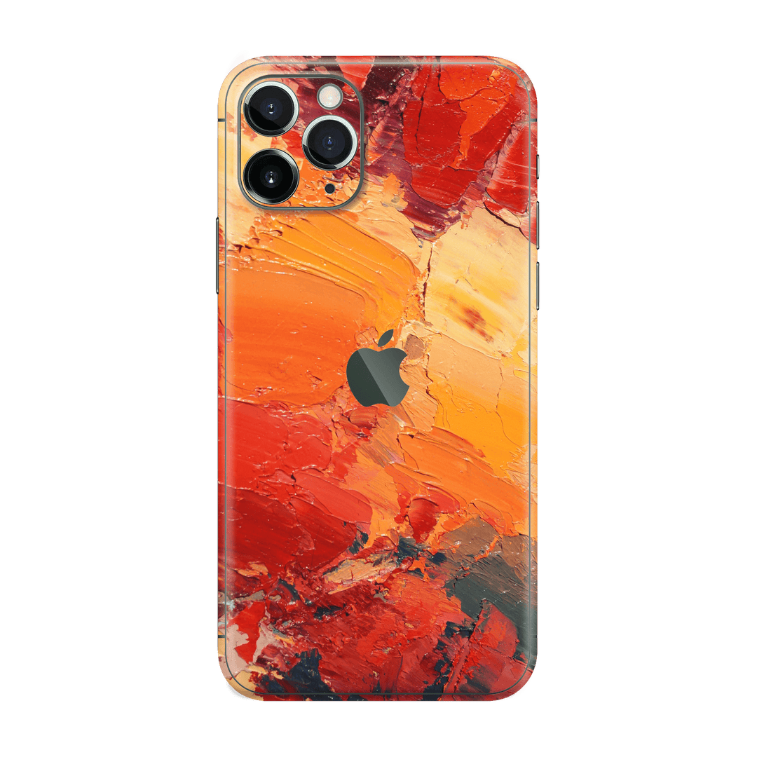 iPhone 11 PRO Print Printed Custom SIGNATURE Sunset in Oia Painting Skin Wrap Sticker Decal Cover Protector by EasySkinz | EasySkinz.com