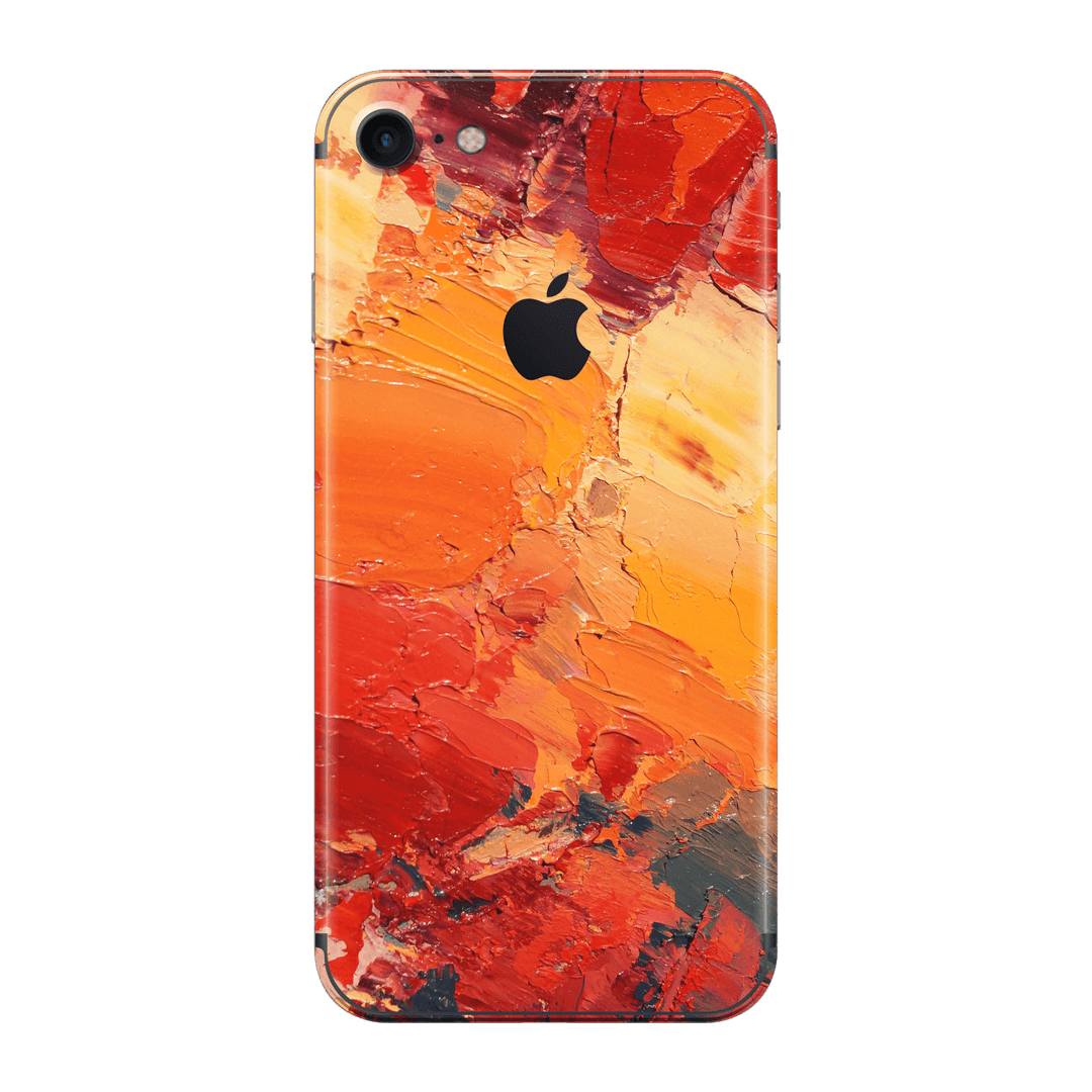 iPhone 8 Print Printed Custom SIGNATURE Sunset in Oia Painting Skin Wrap Sticker Decal Cover Protector by EasySkinz | EasySkinz.com