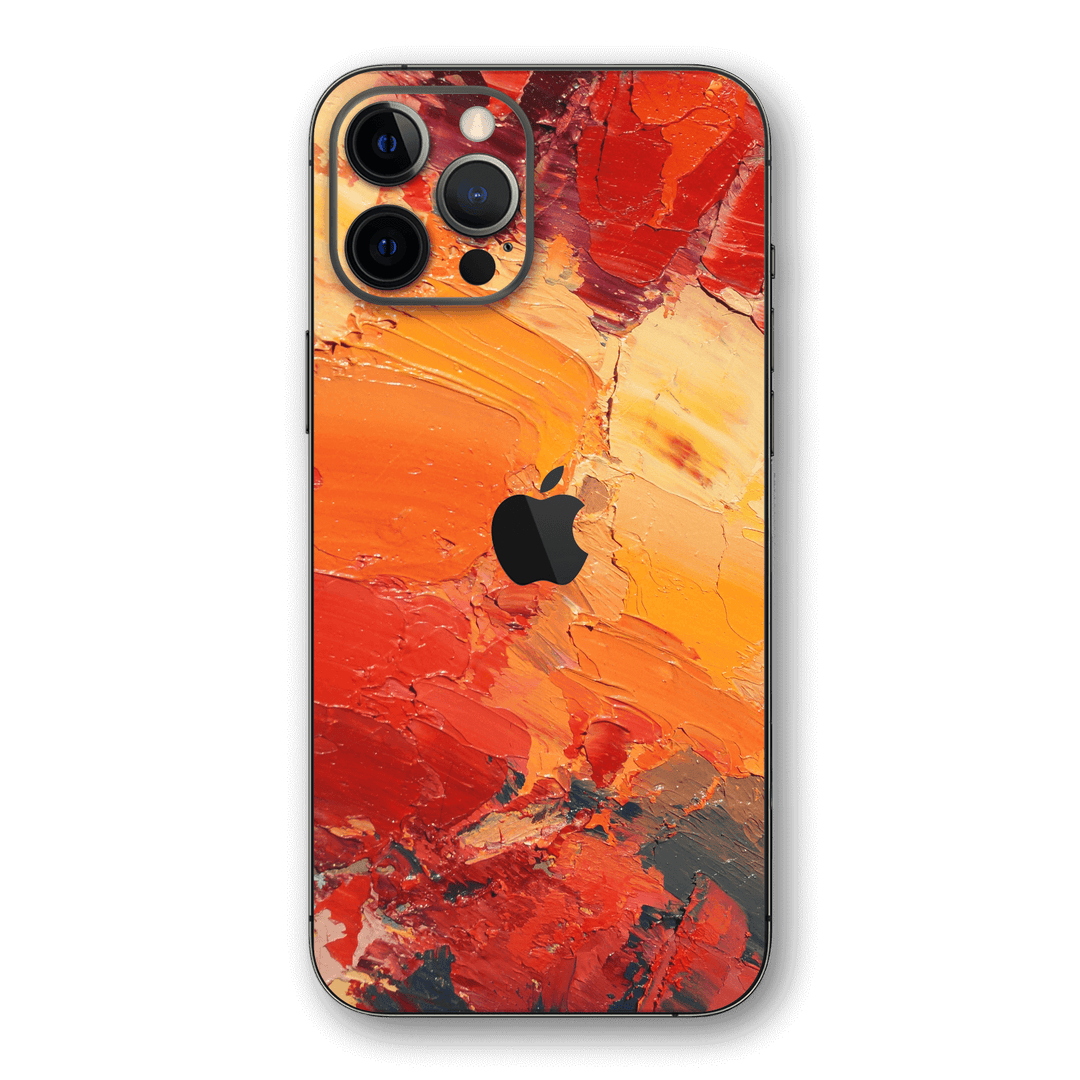 iPhone 12 Pro MAX Print Printed Custom SIGNATURE Sunset in Oia Painting Skin Wrap Sticker Decal Cover Protector by EasySkinz | EasySkinz.com