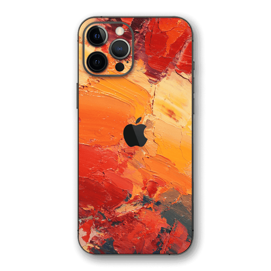 iPhone 12 Pro MAX Print Printed Custom SIGNATURE Sunset in Oia Painting Skin Wrap Sticker Decal Cover Protector by EasySkinz | EasySkinz.com