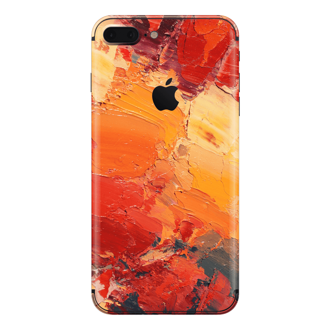 iPhone 8 PLUS Print Printed Custom SIGNATURE Sunset in Oia Painting Skin Wrap Sticker Decal Cover Protector by EasySkinz | EasySkinz.com