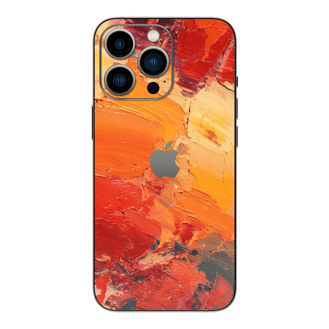 iPhone 14 Pro MAX Print Printed Custom SIGNATURE Sunset in Oia Painting Skin Wrap Sticker Decal Cover Protector by EasySkinz | EasySkinz.com