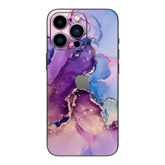 iPhone 13 PRO Print Printed Custom Signature Violet Galaxy Skin Wrap Sticker Decal Cover Protector by EasySkinz