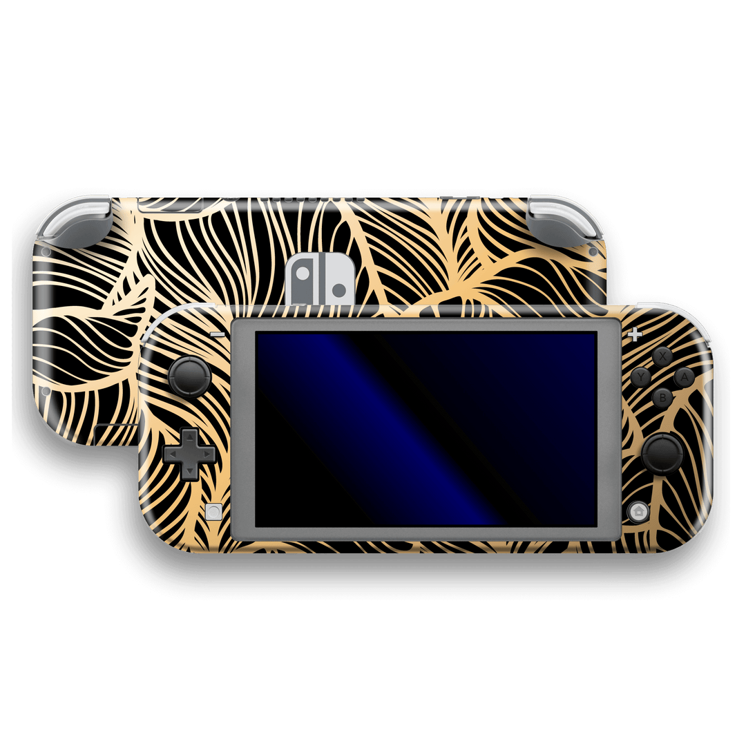 Nintendo Switch LITE Print Printed Custom SIGNATURE Abstract Royal Floral Skin Wrap Sticker Decal Cover Protector by EasySkinz