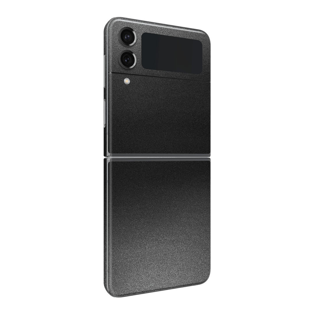 Samsung Galaxy Z Flip 4 (2022) Space Grey Metallic Matt Matte Skin Wrap Sticker Decal Cover Protector by EasySkinz | EasySkinz.com