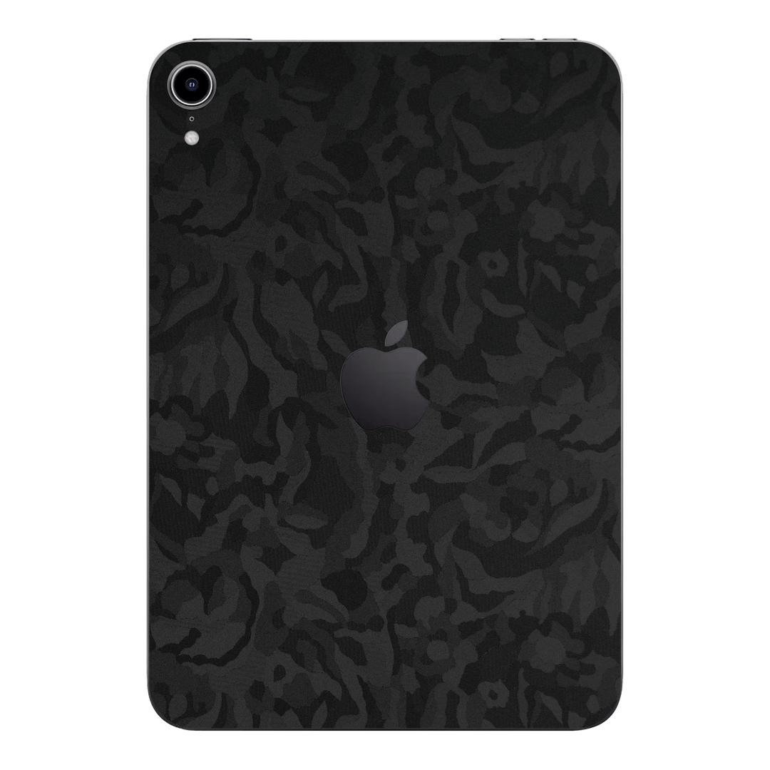 iPad MINI 6 2021 Luxuria Black 3D Textured Camo Camouflage Skin Wrap Sticker Decal Cover Protector by EasySkinz | EasySkinz.com