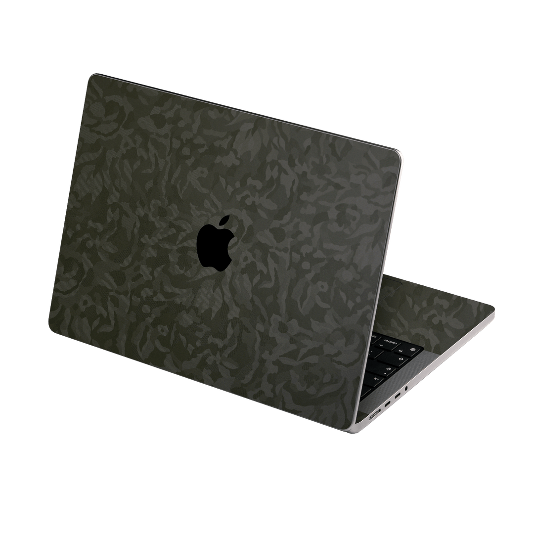 MacBook PRO 16" (2021/2023) Luxuria Green 3D Textured Camo Camouflage Skin Wrap Sticker Decal Cover Protector by EasySkinz | EasySkinz.com