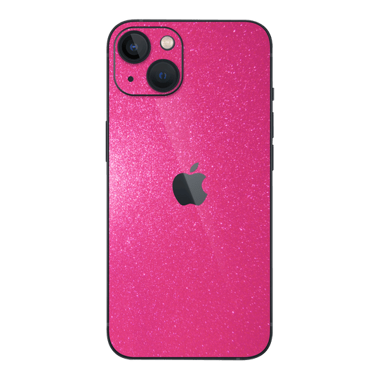 iPhone 13 Diamond Candy Magenta Shimmering Sparkling Glitter Skin Wrap Sticker Decal Cover Protector by EasySkinz