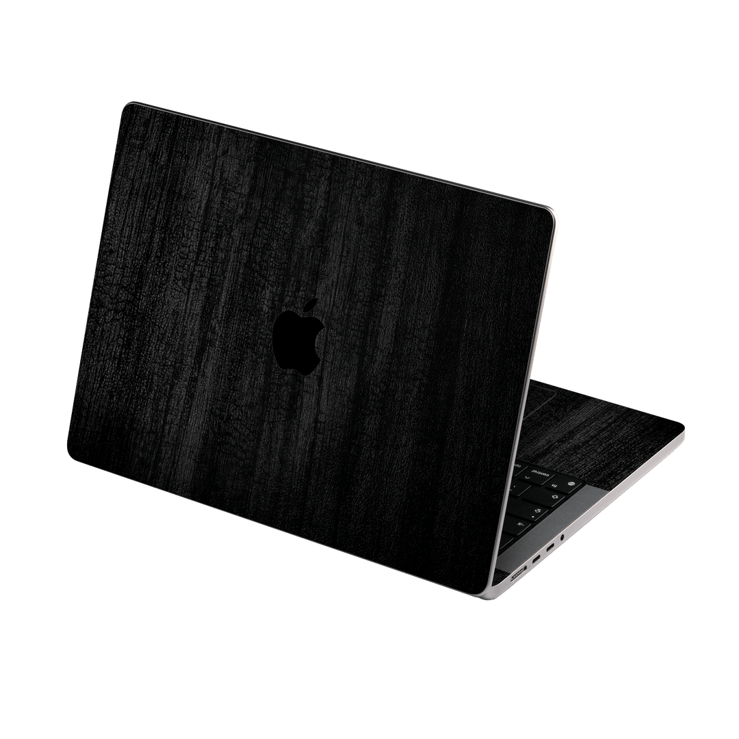 MacBook PRO 14" (2021/2023) Luxuria Black Charcoal Coal Stone Black Dragon 3D Textured Skin Wrap Sticker Decal Cover Protector by EasySkinz | EasySkinz.com