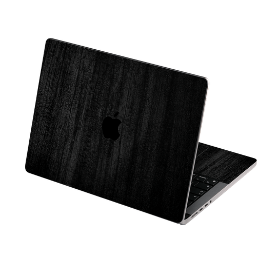MacBook PRO 16" (2021/2023) Luxuria Black Charcoal Coal Stone Black Dragon 3D Textured Skin Wrap Sticker Decal Cover Protector by EasySkinz | EasySkinz.com
