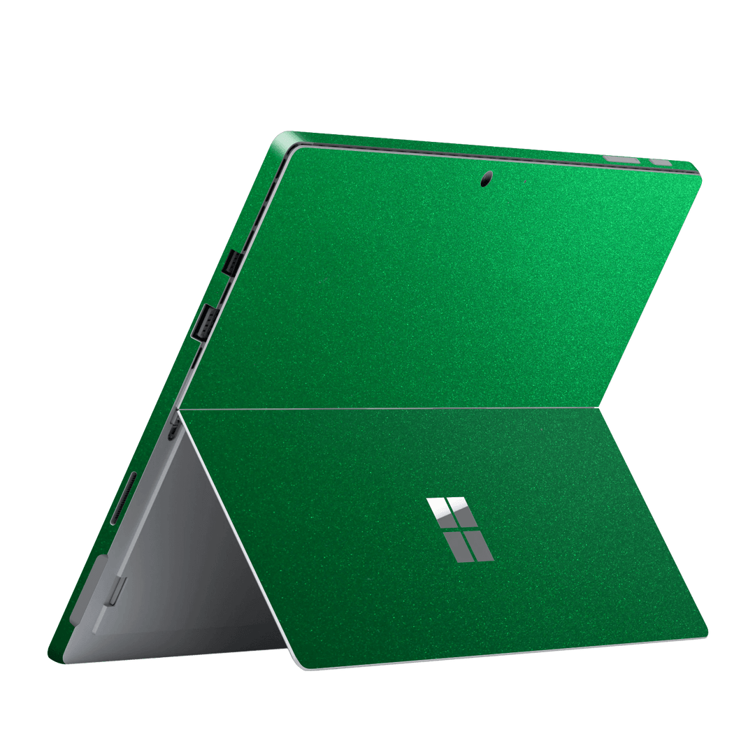 Microsoft Surface Pro (2017) Glossy Viper Green  Tuning Metallic Gloss Finish Skin Wrap Sticker Decal Cover Protector by EasySkinz