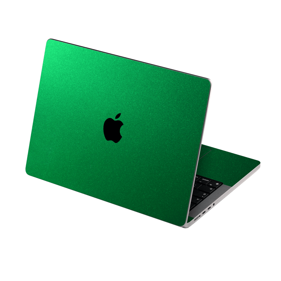 Apple MacBook PRO 14" (2021) Viper Green Tuning Metallic Gloss Finish Skin Wrap Sticker Decal Cover Protector by EasySkinz | EasySkinz.com