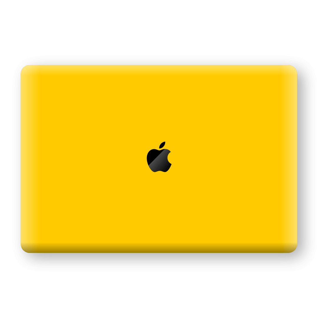 MacBook Pro 13" (2020) Golden Yellow Glossy Gloss Finish Skin, Decal, Wrap, Protector, Cover by EasySkinz | EasySkinz.com
