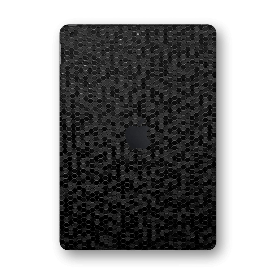iPad 10.2" (8th Gen, 2020) Black Honeycomb 3D Textured Skin Wrap Sticker Decal Cover Protector by EasySkinz