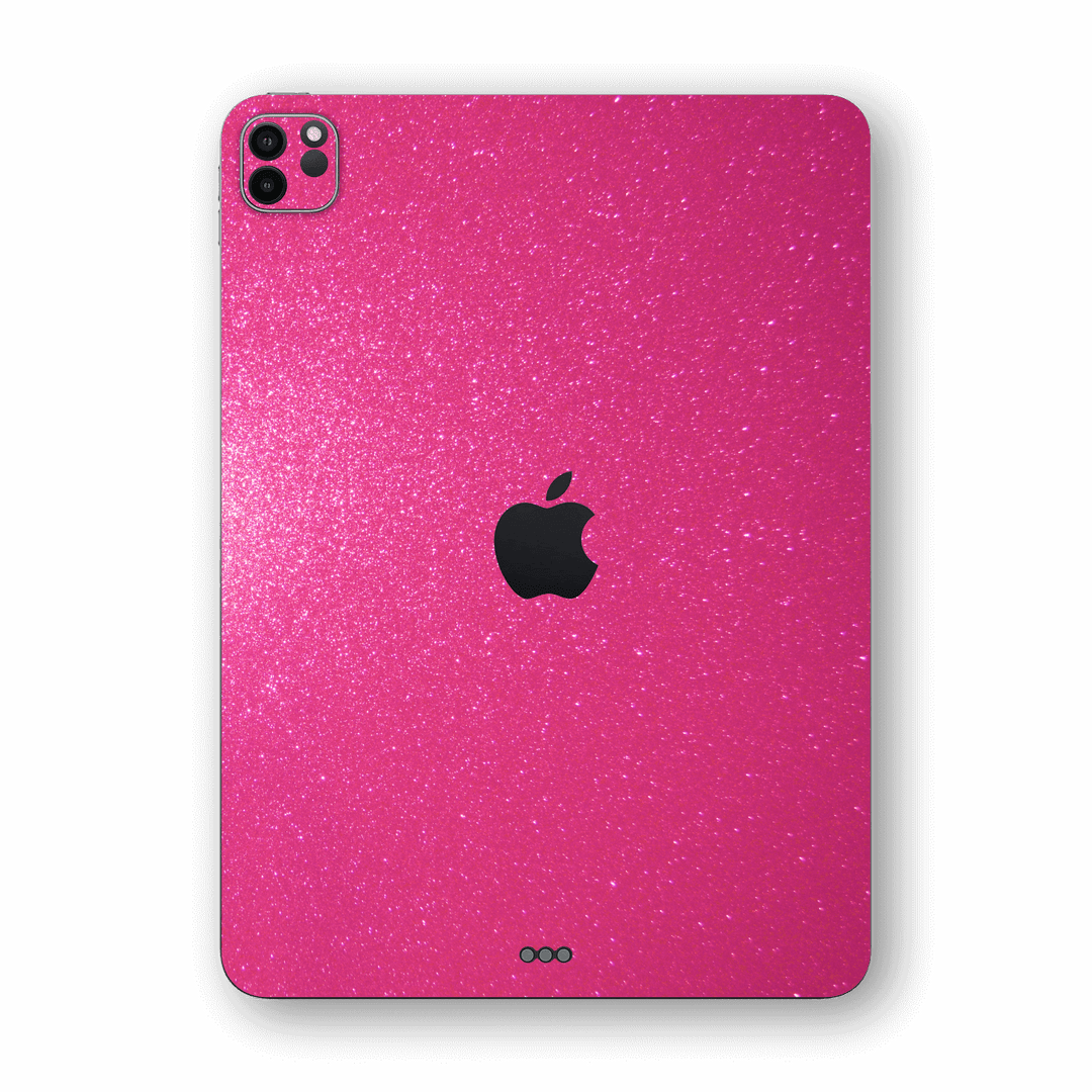 iPad PRO 12.9-inch 2021 Diamond Candy Magenta Shimmering Sparkling Glitter Skin Wrap Sticker Decal Cover Protector by EasySkinz | EasySkinz.com