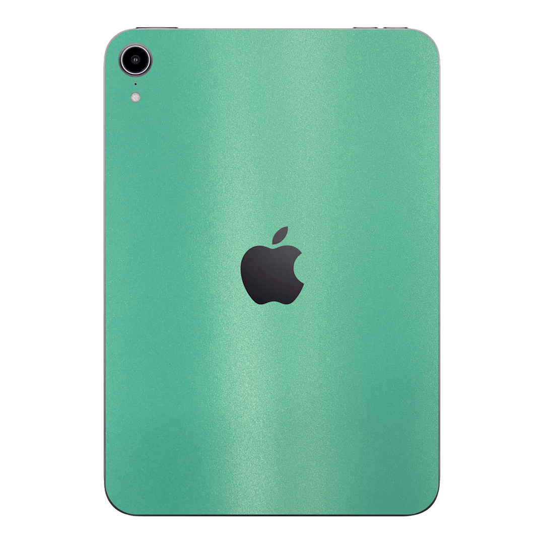 iPad MINI 6 2021 Mint Green Metallic Matt Matte Skin Wrap Sticker Decal Cover Protector by EasySkinz | EasySkinz.com