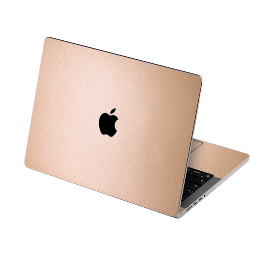 MacBook PRO 14" (2021/2023) Luxuria Rose Gold Metallic 3D Textured Skin Wrap Sticker Decal Cover Protector by EasySkinz | EasySkinz.com