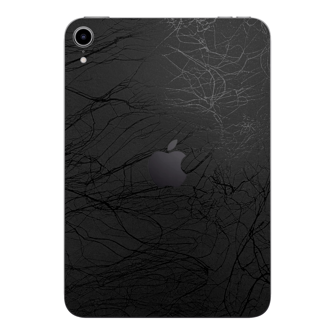 iPad MINI 6 2021 Luxuria Black Web Net Mesh Cocoon 3D Textured Skin Wrap Sticker Decal Cover Protector by EasySkinz | EasySkinz.com