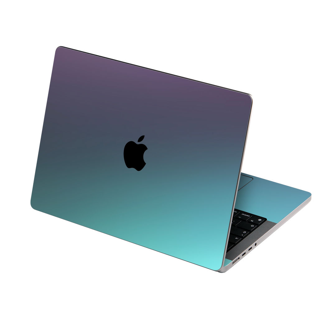 Apple MacBook PRO 16" (2021/2023) Chameleon Turquoise Lavender Colour-changing Skin Wrap Sticker Decal Cover Protector by EasySkinz | EasySkinz.com