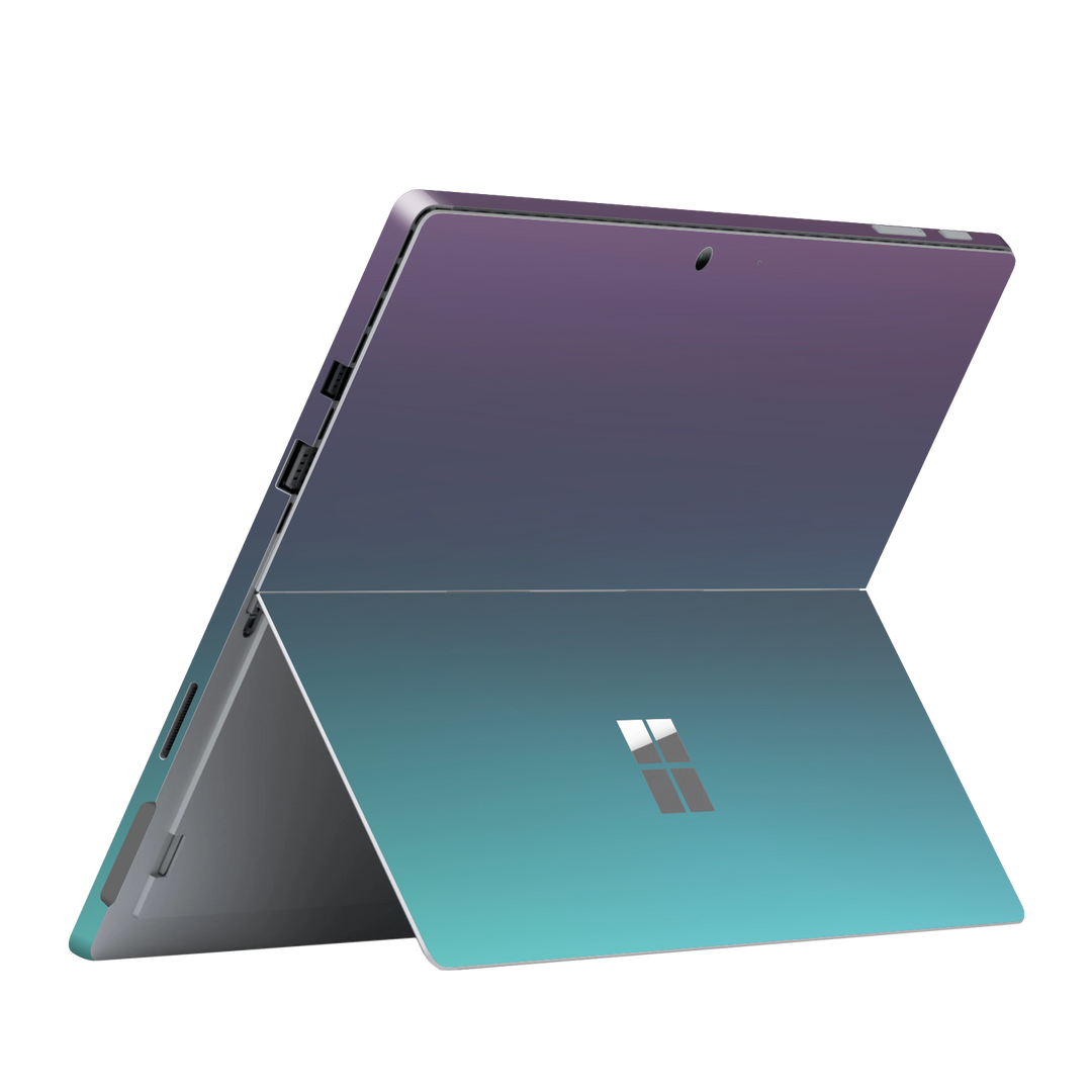 Microsoft Surface Pro (2017) Matt Matte Chameleon Turquoise Lavender Colour-changing Skin Wrap Sticker Decal Cover Protector by EasySkinz