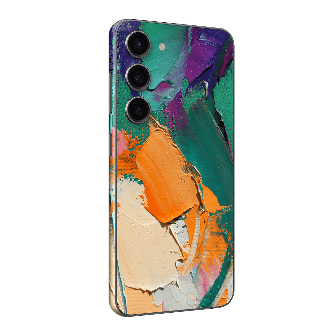 Samsung Galaxy S23+ PLUS Print Printed Custom SIGNATURE Oil Painting Fragment Skin Wrap Sticker Decal Cover Protector by EasySkinz | EasySkinz.com