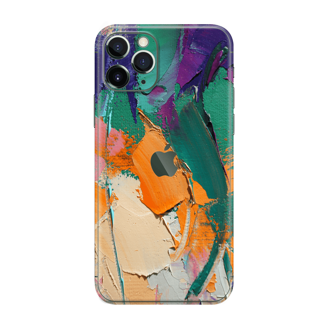 iPhone 11 PRO Print Printed Custom SIGNATURE Oil Painting Fragment Skin Wrap Sticker Decal Cover Protector by EasySkinz | EasySkinz.com