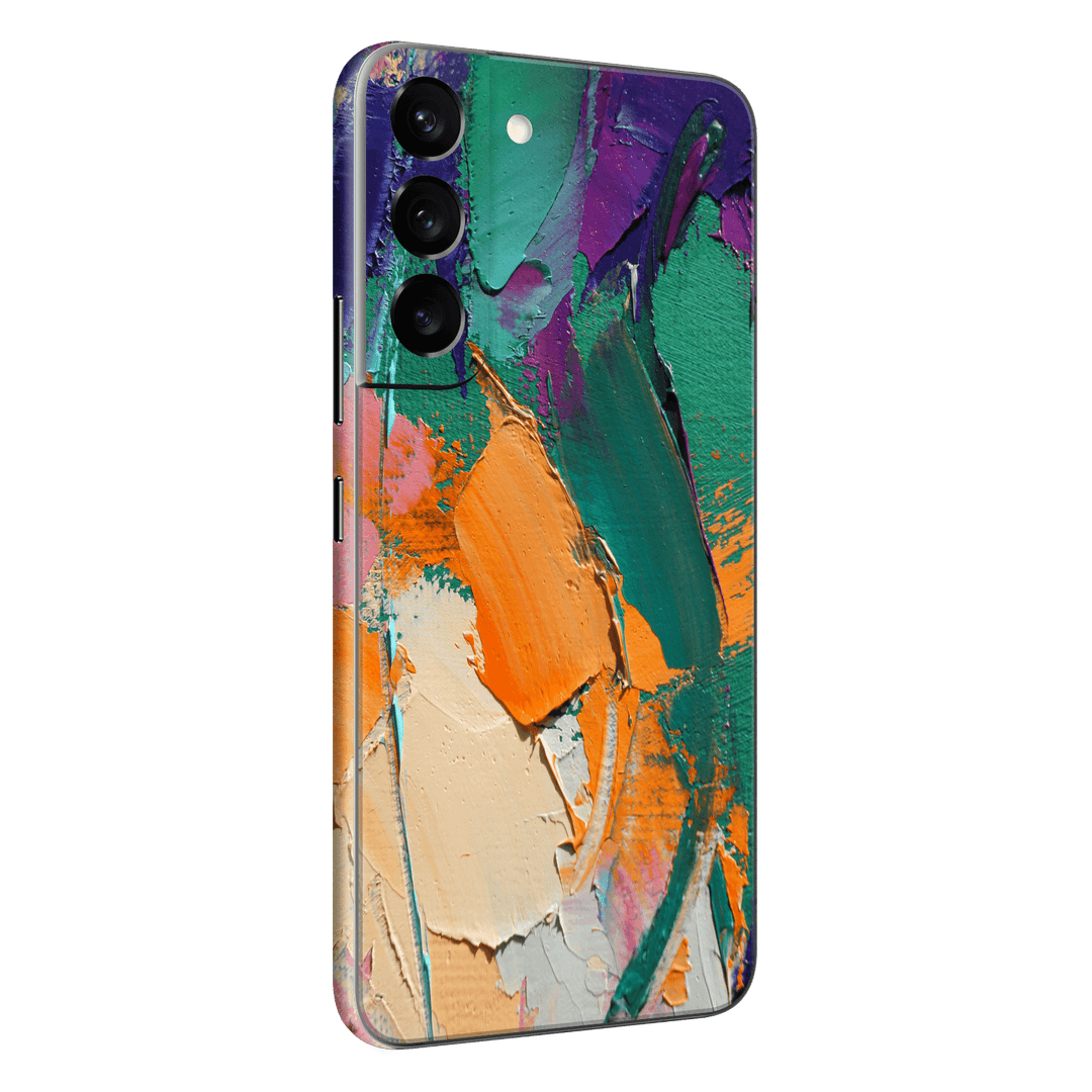 Samsung Galaxy S22 Print Printed Custom SIGNATURE Oil Painting Fragment Skin Wrap Sticker Decal Cover Protector by EasySkinz | EasySkinz.com