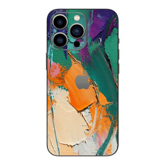 iPhone 13 PRO Print Printed Custom SIGNATURE Oil Painting Fragment Skin Wrap Sticker Decal Cover Protector by EasySkinz | EasySkinz.com