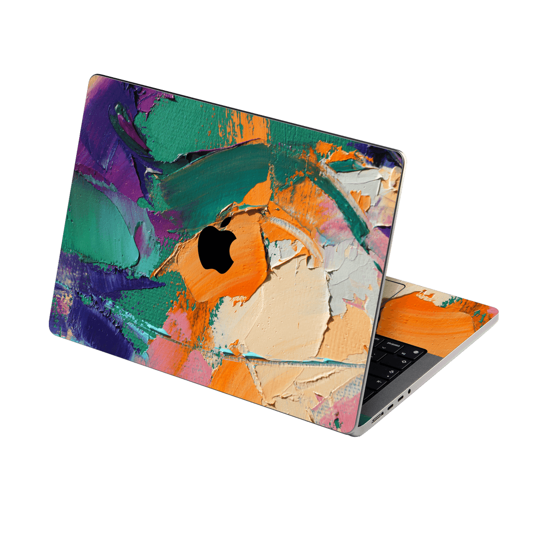 MacBook PRO 14" (2021/2023) Print Printed Custom Signature Oil Painting Fragment Skin Wrap Sticker Decal Cover Protector by EasySkinz | EasySkinz.com