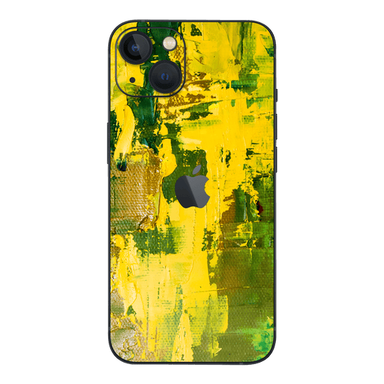 iPhone 14 Print Printed Custom SIGNATURE Santa Barbara Landscape in Green and Yellow Skin Wrap Sticker Decal Cover Protector by EasySkinz | EasySkinz.com