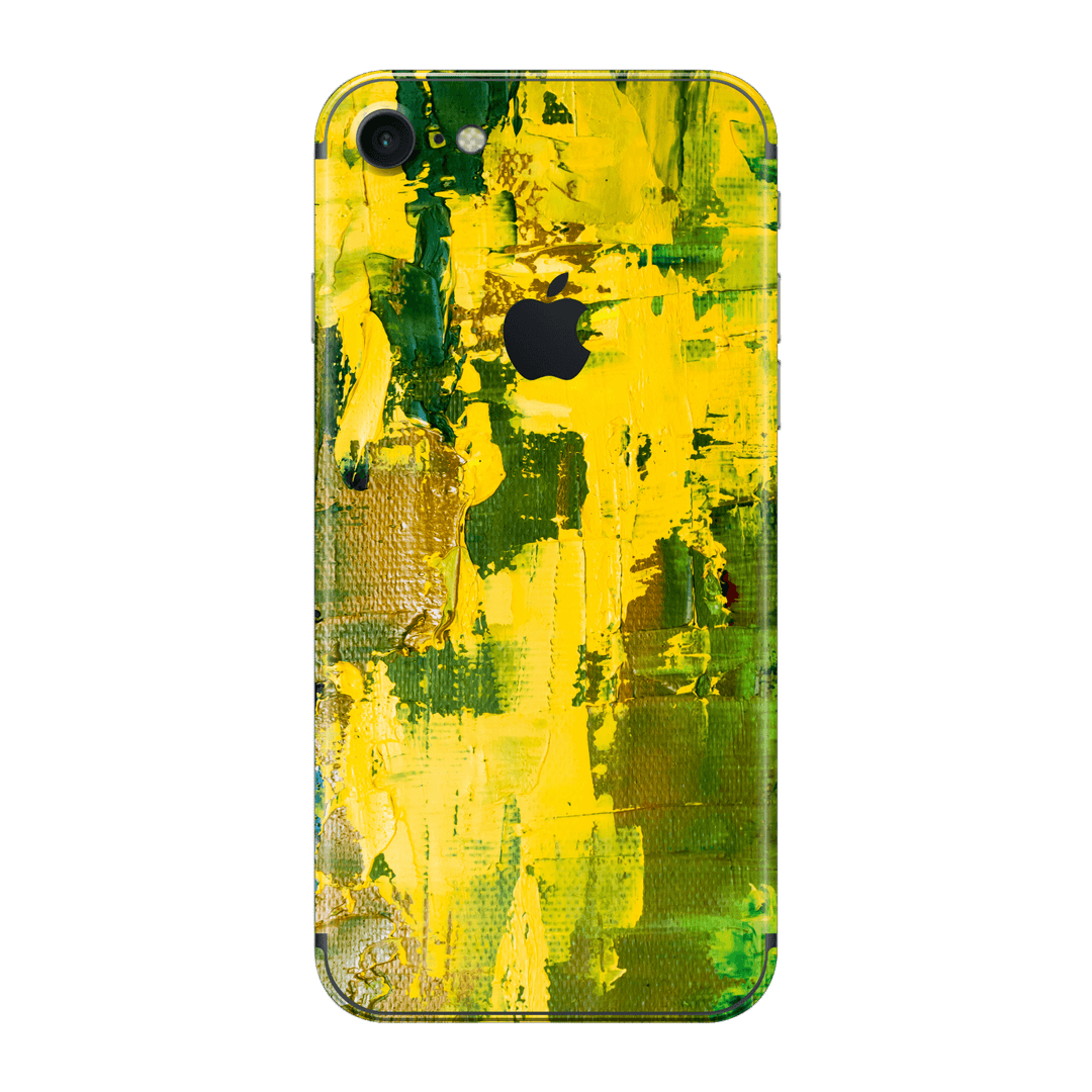 iPhone 8 Print Printed Custom SIGNATURE Santa Barbara Landscape in Green and Yellow Skin Wrap Sticker Decal Cover Protector by EasySkinz | EasySkinz.com