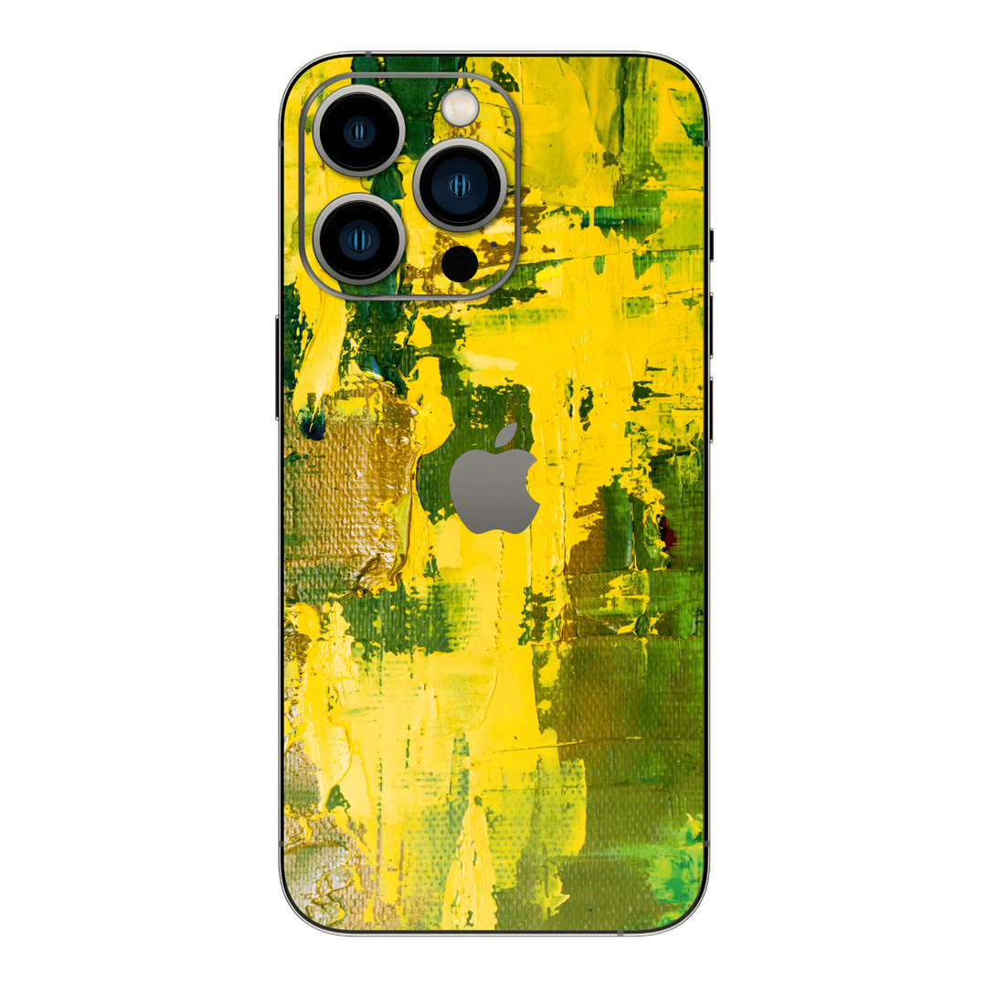 iPhone 13 Pro MAX Print Printed Custom SIGNATURE Santa Barbara Landscape in Green and Yellow Skin Wrap Sticker Decal Cover Protector by EasySkinz | EasySkinz.com