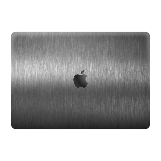 MacBook Air 13" (2020, M1) Brushed Metal Titanium Metallic Skin Wrap Sticker Decal Cover Protector by EasySkinz | EasySkinz.com