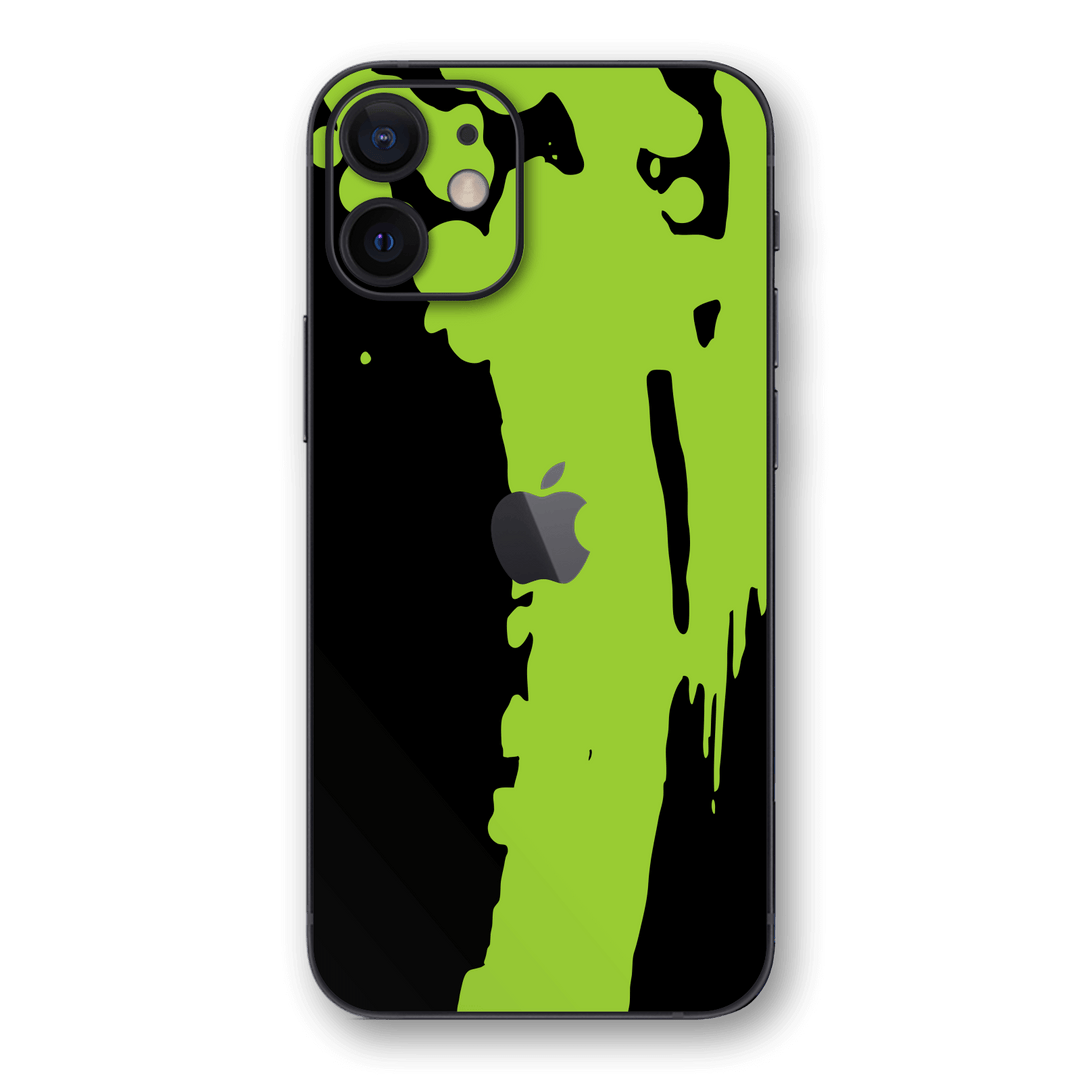 iPhone 12 mini SIGNATURE Green Dripping Paint Skin, Wrap, Decal, Protector, Cover by EasySkinz | EasySkinz.com