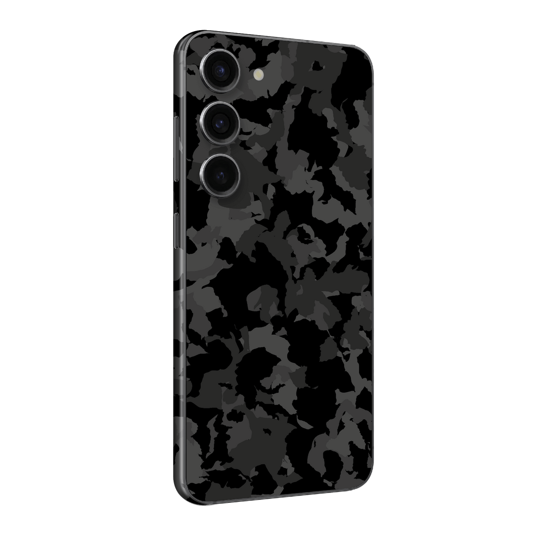 Samsung Galaxy S23+ PLUS Print Printed Custom SIGNATURE Camouflage Camo DARK SLATE Skin Wrap Sticker Decal Cover Protector by EasySkinz | EasySkinz.com
