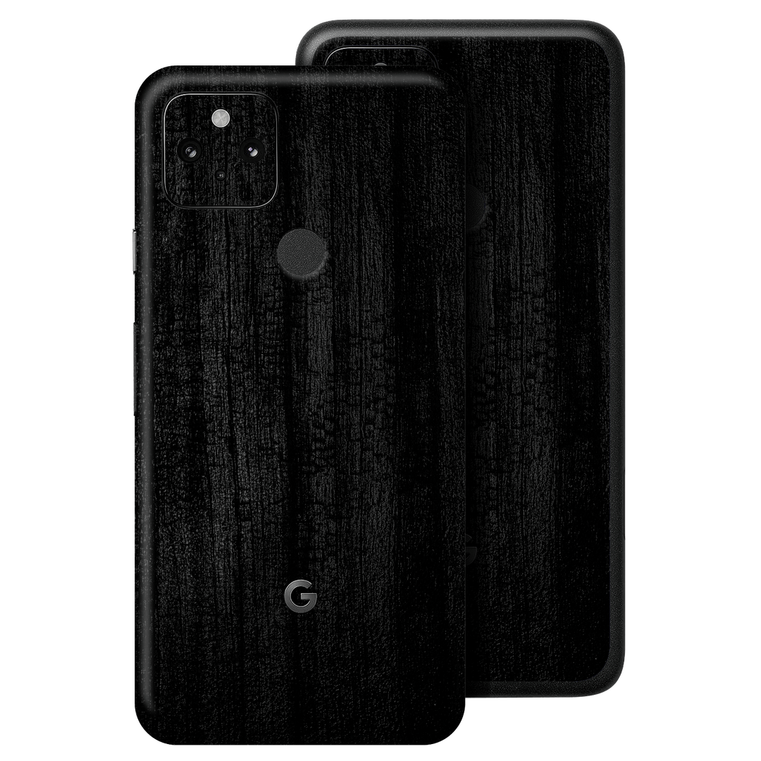 Pixel 4a 5G Luxuria Black CHARCOAL 3D Textured Dragon Skin Wrap Sticker Decal Cover Protector by EasySkinz