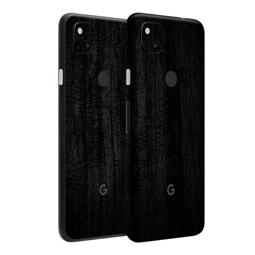 Google Pixel 4a Black CHARCOAL 3D Textured Skin Wrap Sticker Decal Cover Protector by EasySkinz