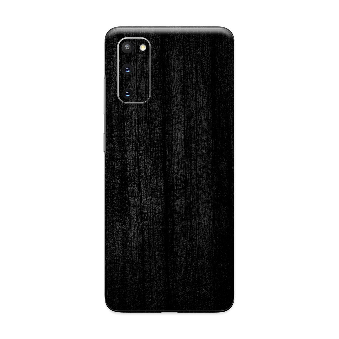 Samsung Galaxy S20 Black CHARCOAL 3D Textured Skin Wrap Sticker Decal Cover Protector by EasySkinz