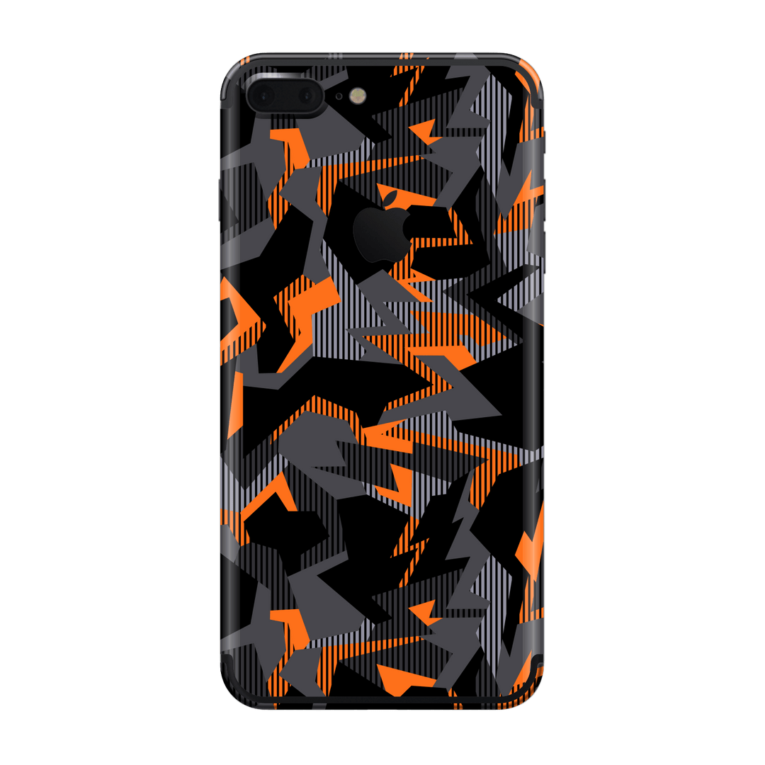 iPhone 7 PLUS Print Printed Custom SIGNATURE Sharp-Edged Orange Camo Camouflage Skin Wrap Sticker Decal Cover Protector by EasySkinz | EasySkinz.com