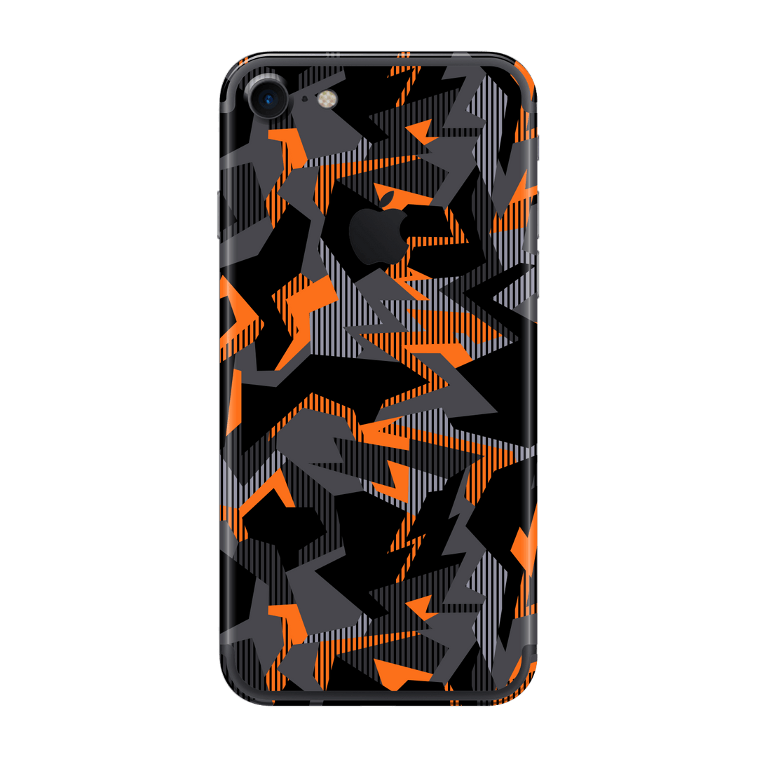 iPhone 7 Print Printed Custom SIGNATURE Sharp-Edged Orange Camo Camouflage Skin Wrap Sticker Decal Cover Protector by EasySkinz | EasySkinz.com