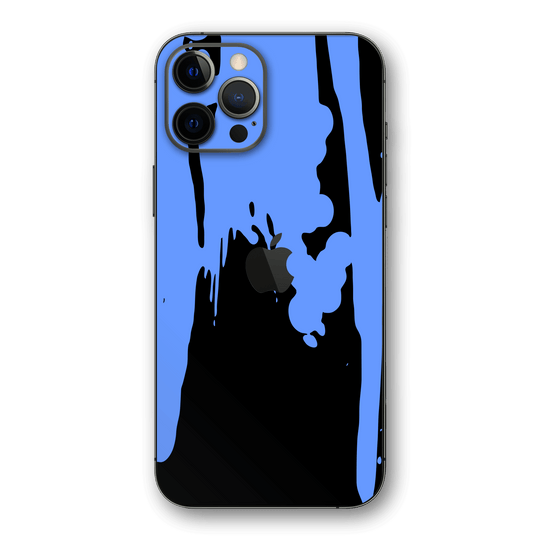 iPhone 12 Pro MAX  SIGNATURE Blue Paint Splatter Skin, Wrap, Decal, Protector, Cover by EasySkinz | EasySkinz.com
