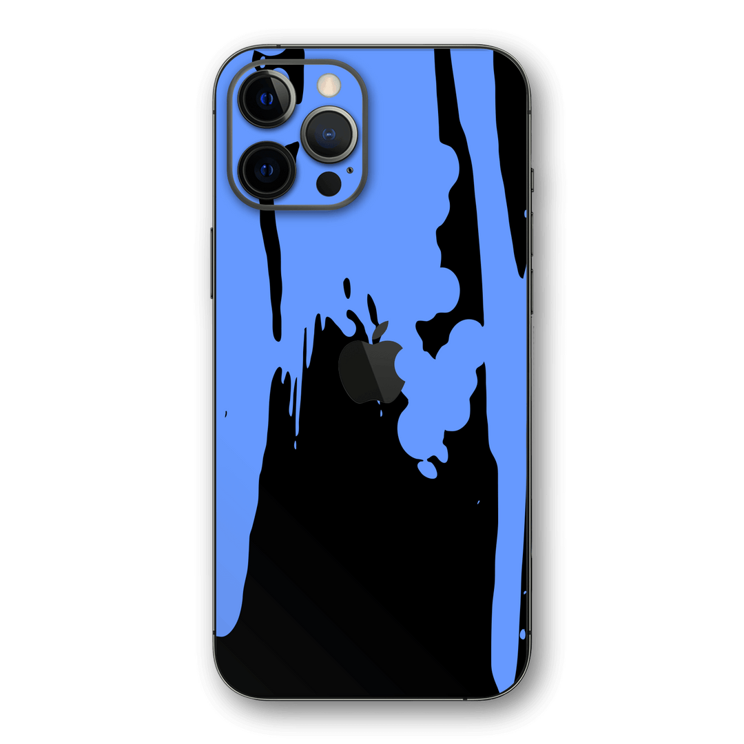 iPhone 12 PRO SIGNATURE Blue Paint Splatter Skin, Wrap, Decal, Protector, Cover by EasySkinz | EasySkinz.com