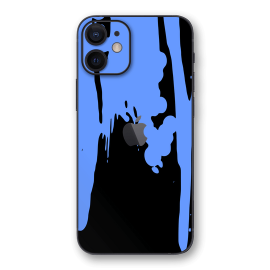 iPhone 12 mini SIGNATURE Blue Paint Splatter Skin, Wrap, Decal, Protector, Cover by EasySkinz | EasySkinz.com