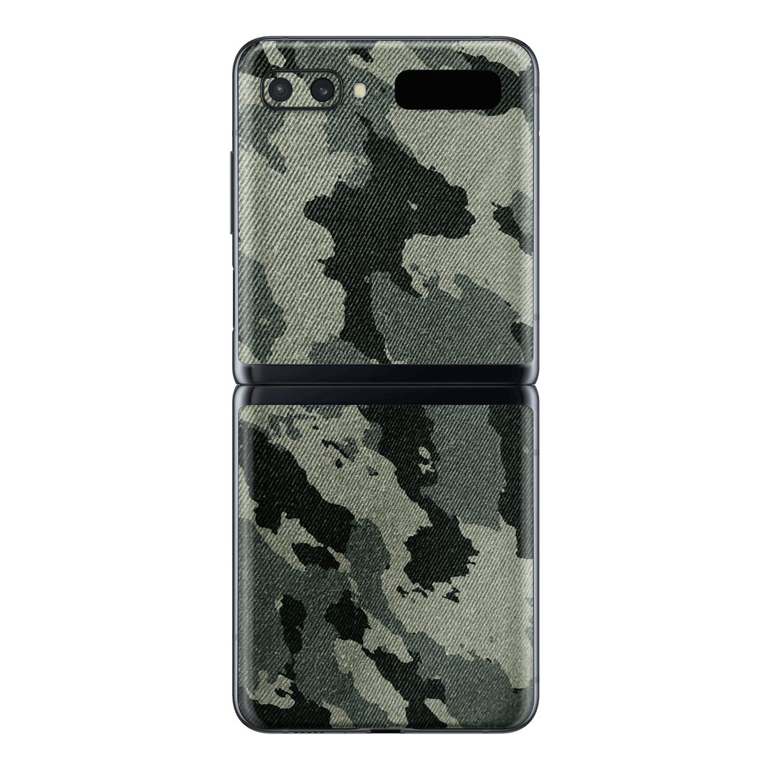 Samsung Galaxy Z Flip Print Printed Custom SIGNATURE Hidden in The Forest Camouflage Pattern Skin Wrap Sticker Decal Cover Protector by EasySkinz | EasySkinz.com