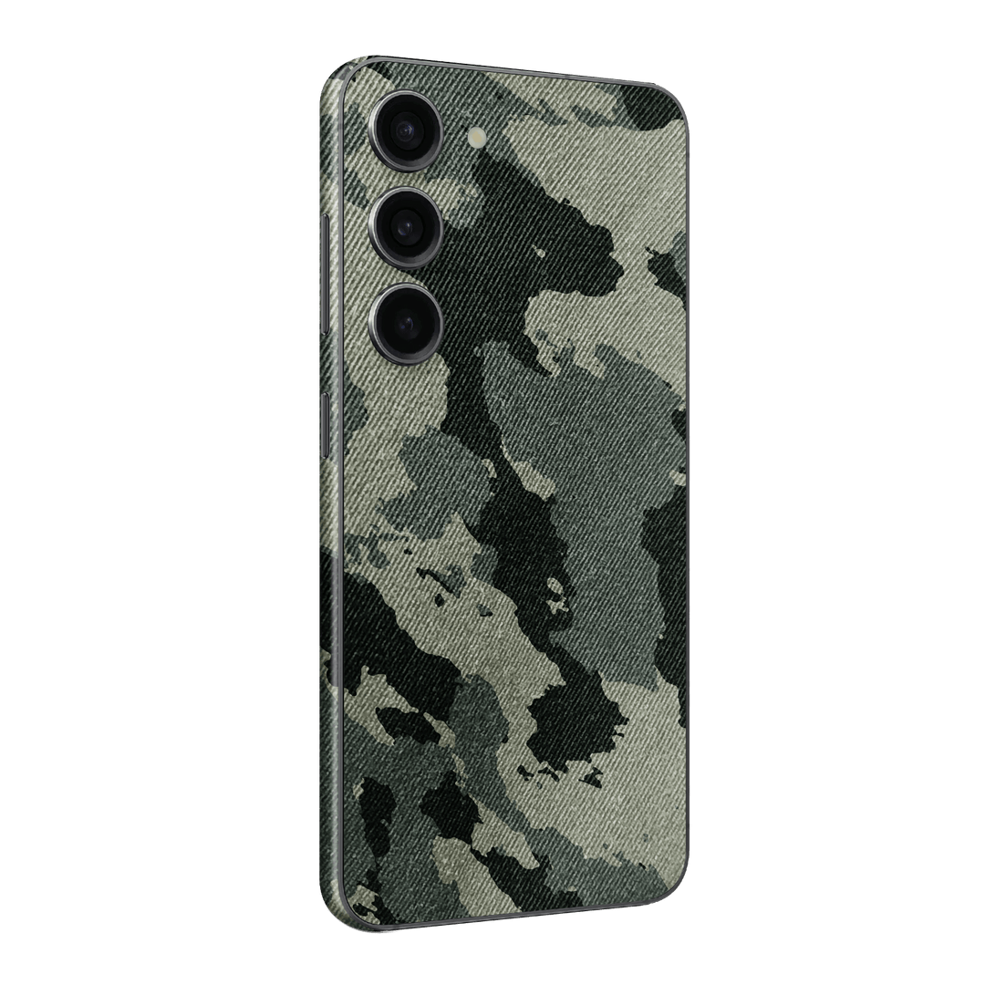 Samsung Galaxy S23+ PLUS Print Printed Custom SIGNATURE Hidden in The Forest Camouflage Pattern Skin Wrap Sticker Decal Cover Protector by EasySkinz | EasySkinz.com