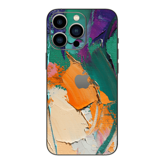 iPhone 13 PRO Print Printed Custom Signature Oil Painting Fragment Skin Wrap Sticker Decal Cover Protector by EasySkinz