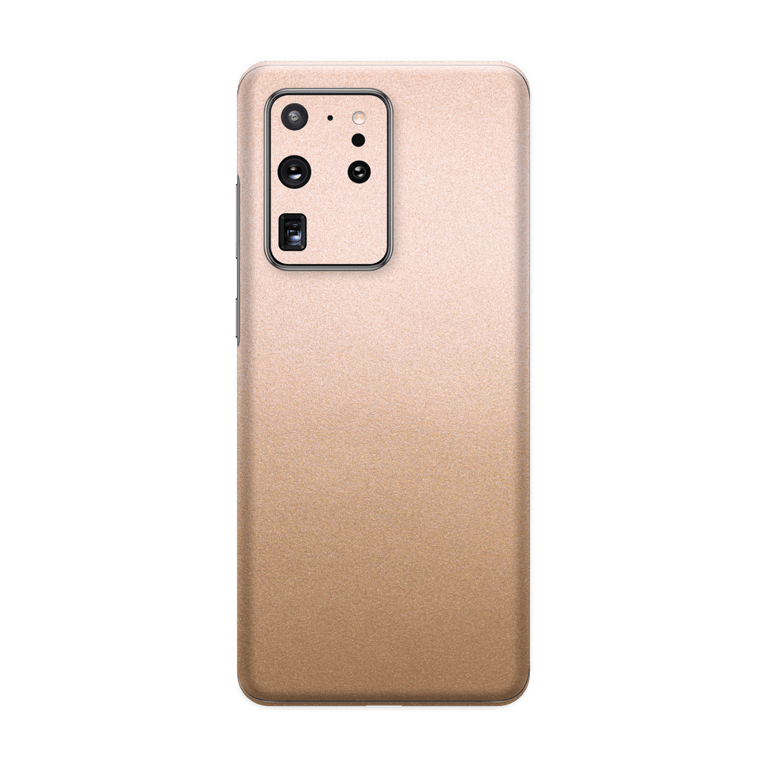 Samsung Galaxy S20 ULTRA Luxuria Rose Gold Metallic Skin Wrap Sticker Decal Cover Protector by EasySkinz