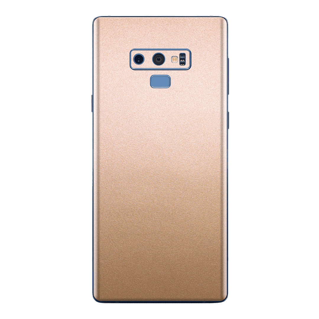 Samsung Galaxy NOTE 9 Luxuria Rose Gold Metallic Skin Wrap Decal Protector | EasySkinz