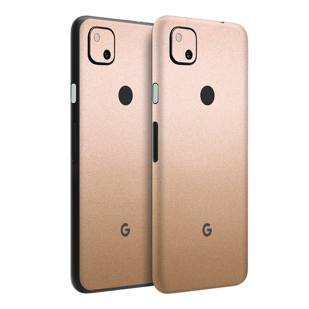Google Pixel 4a Luxuria Rose Gold Metallic Skin Wrap Sticker Decal Cover Protector by EasySkinz