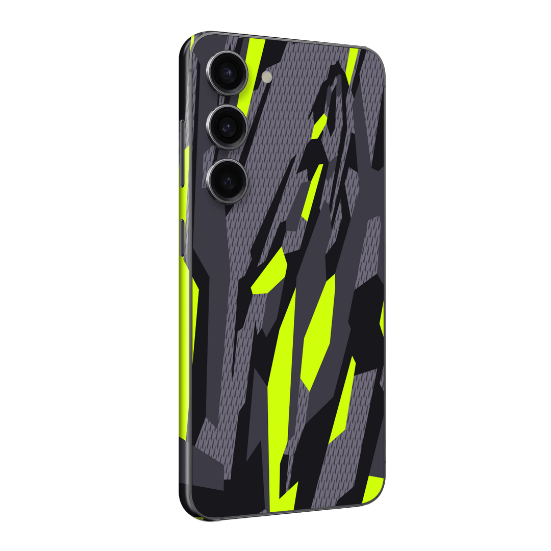 Samsung Galaxy S23 Print Printed Custom SIGNATURE Abstract Green Camouflage Skin Wrap Sticker Decal Cover Protector by EasySkinz | EasySkinz.com